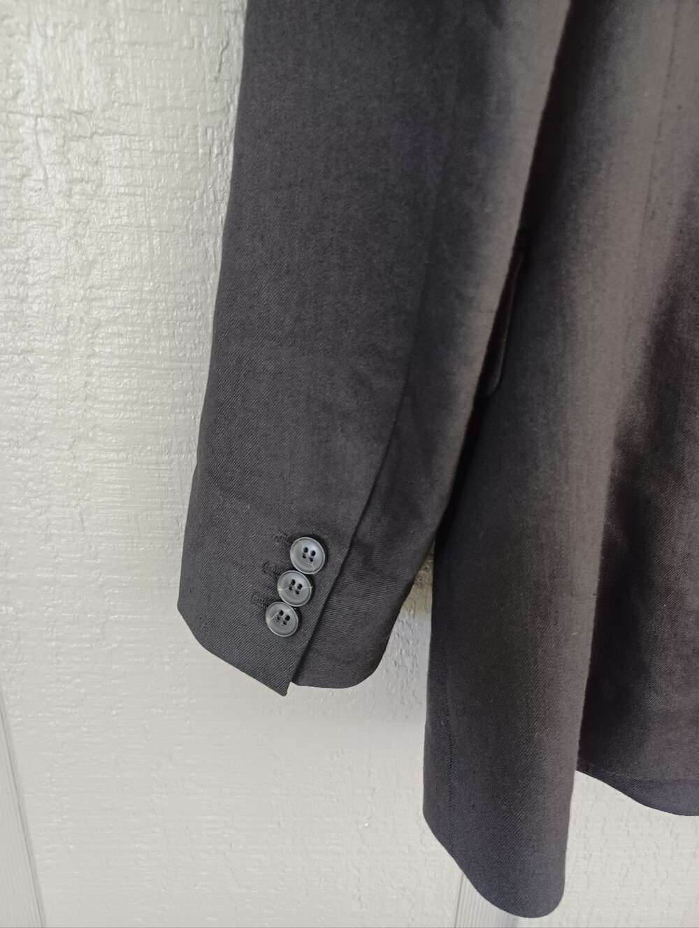 Frame Grandfather Jacket Blazer Size XS Women Linen Blend Black Quiet Luxury - Picture 9 of 15